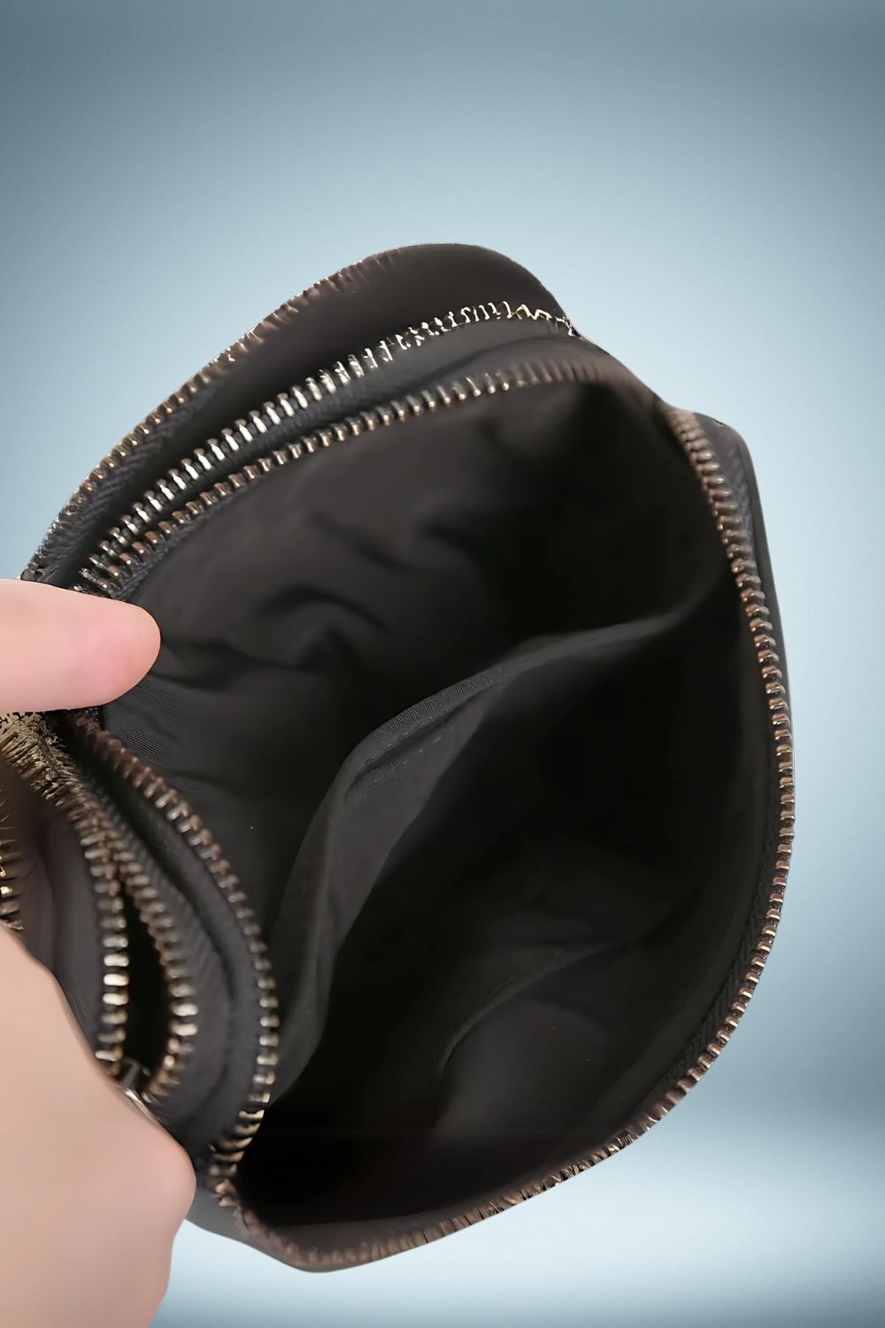 Sac Banane Cuir Noir