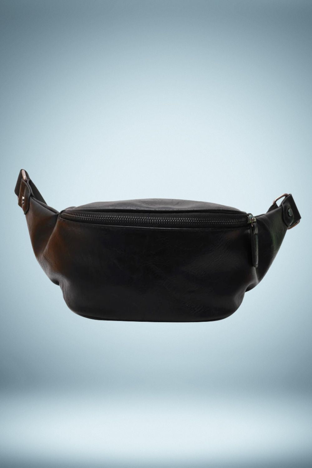 Sac Banane Cuir Noir Femme