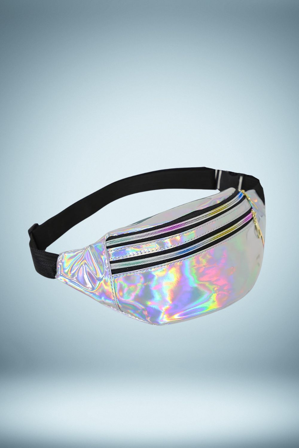 Sac Banane Femme Noir Brillant