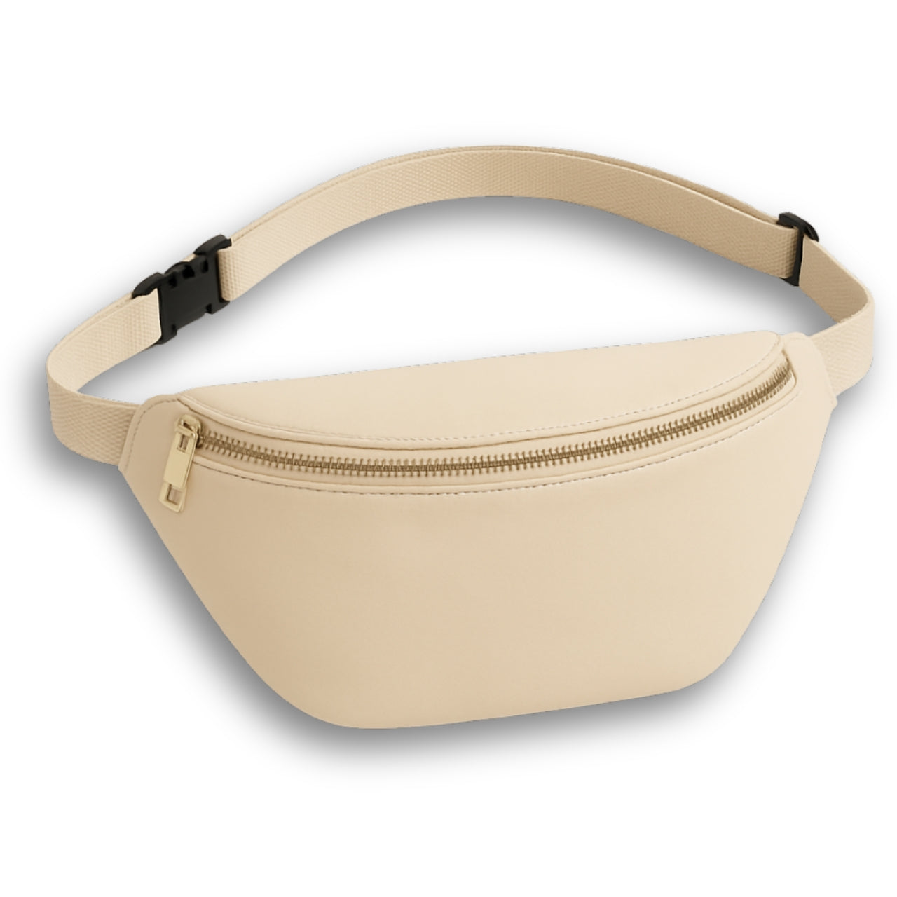 sac banane femme beige