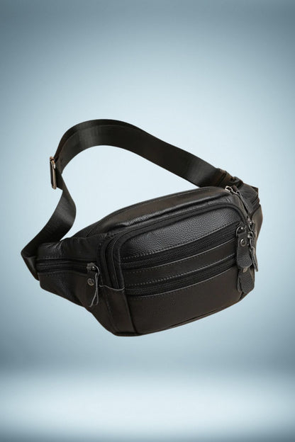 Cuir Sac Banane Homme Luxe 3