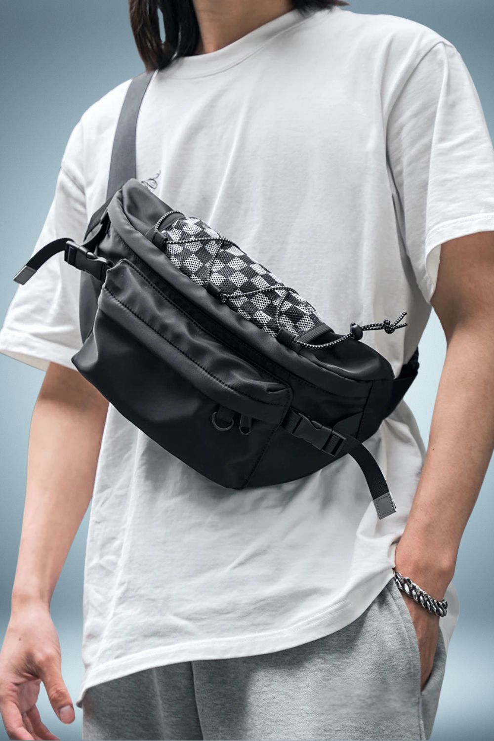 Grand Sac Banane Cuir Homme 2