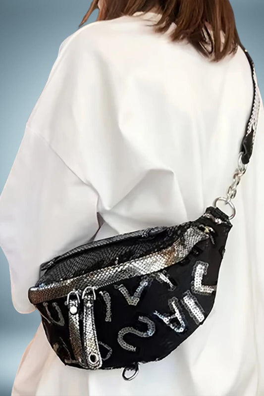 Grand Sac Banane Paillette 1