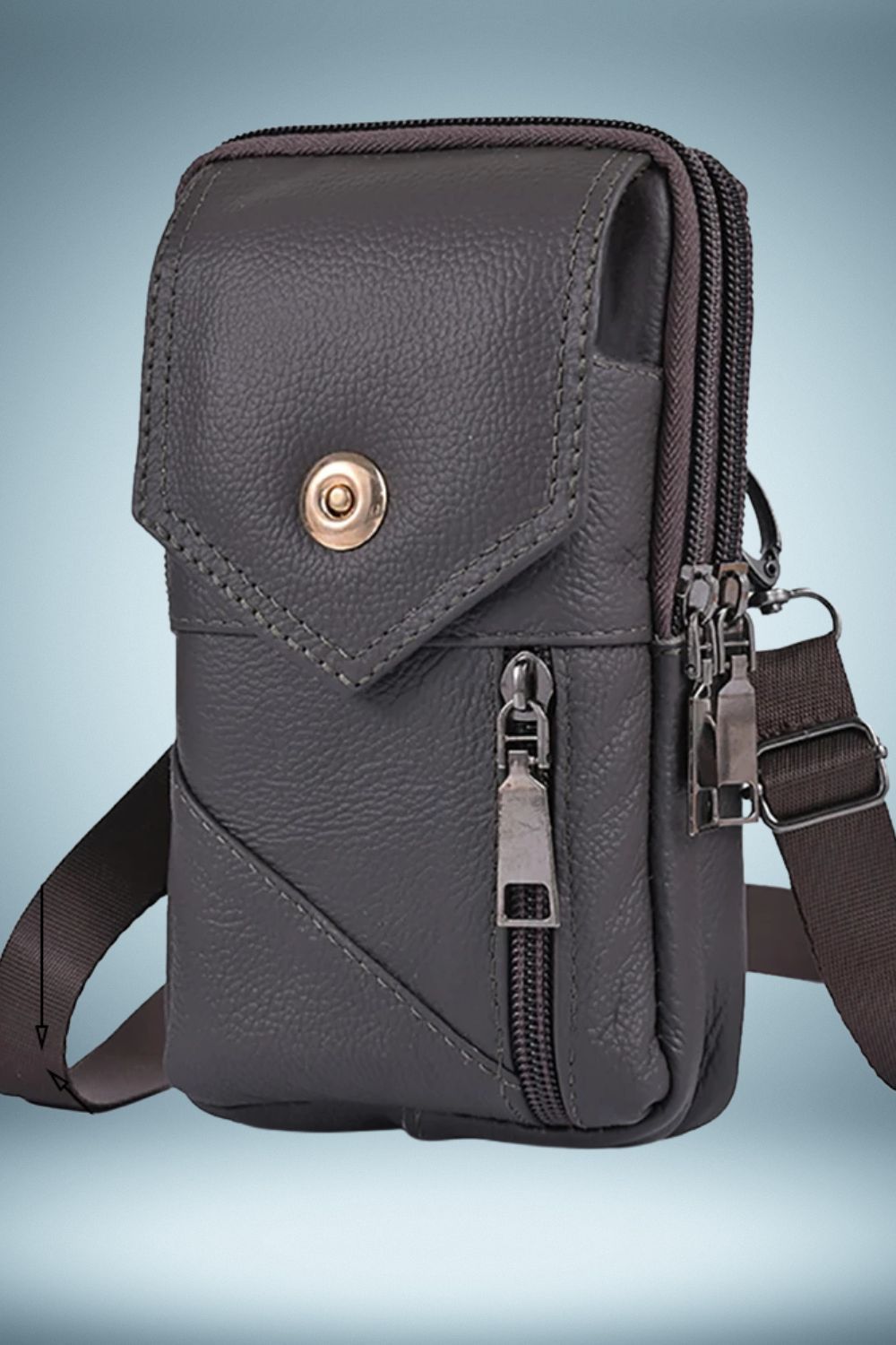 Petit Sac Banane Homme Cuir 13