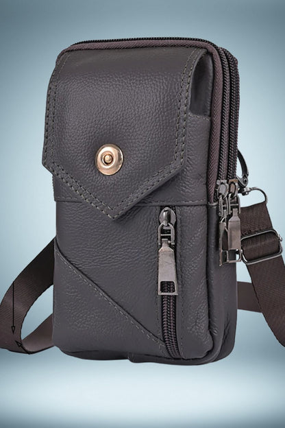 Petit Sac Banane Homme Cuir 13