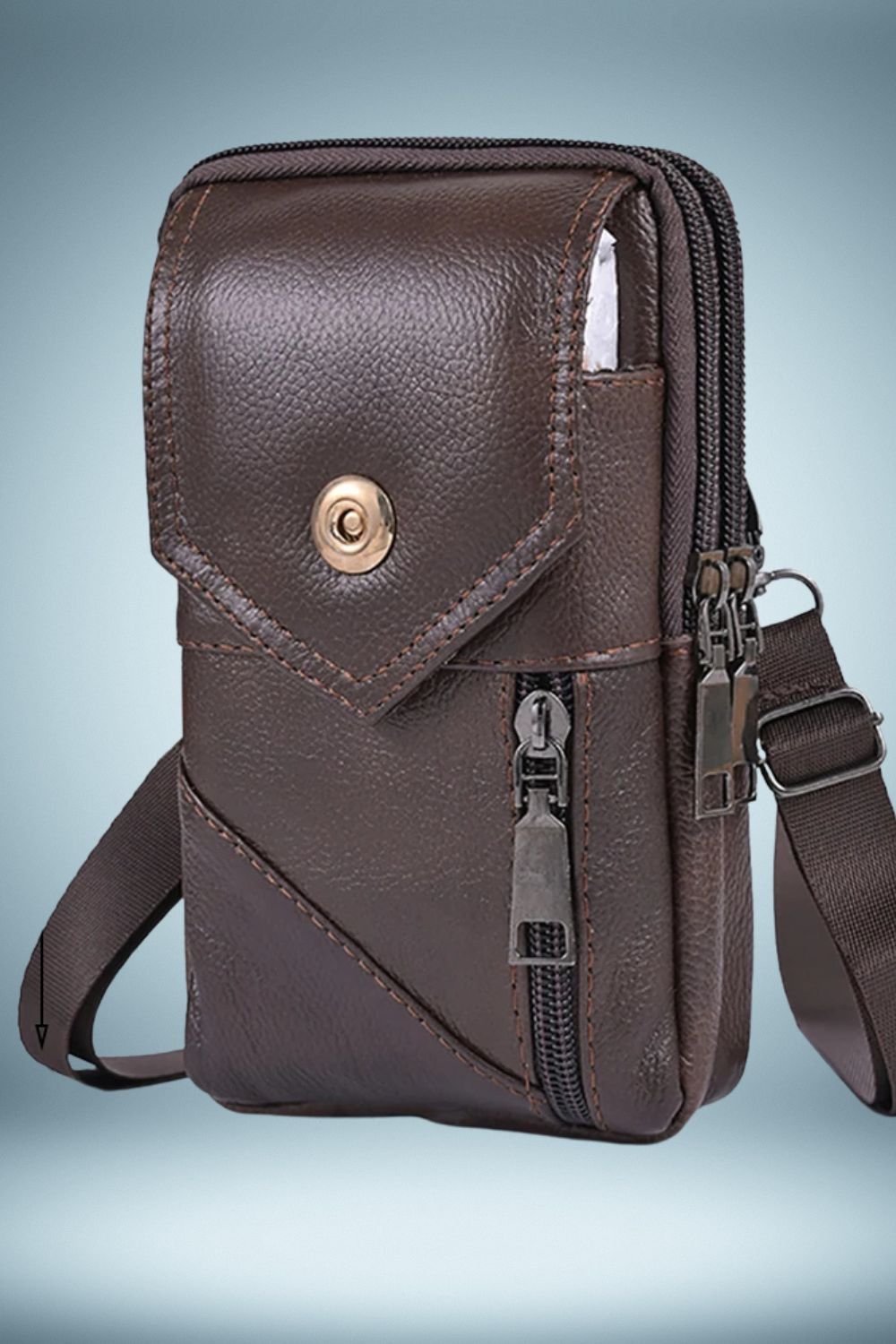 Petit Sac Banane Homme Cuir 17