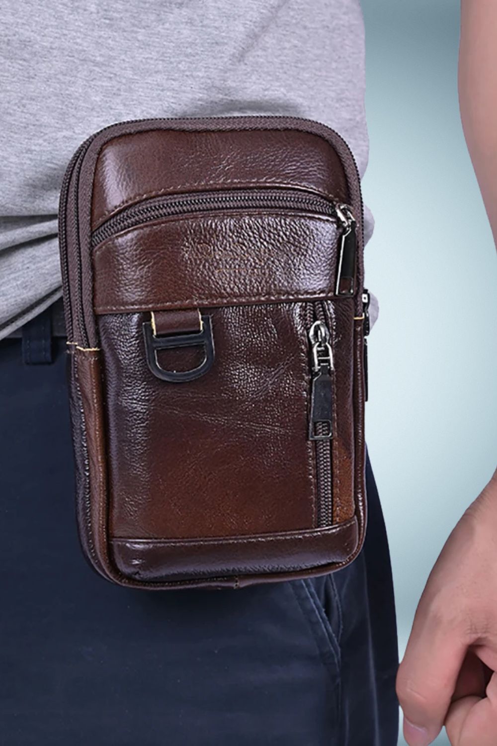 Petit Sac Banane Homme Cuir 2