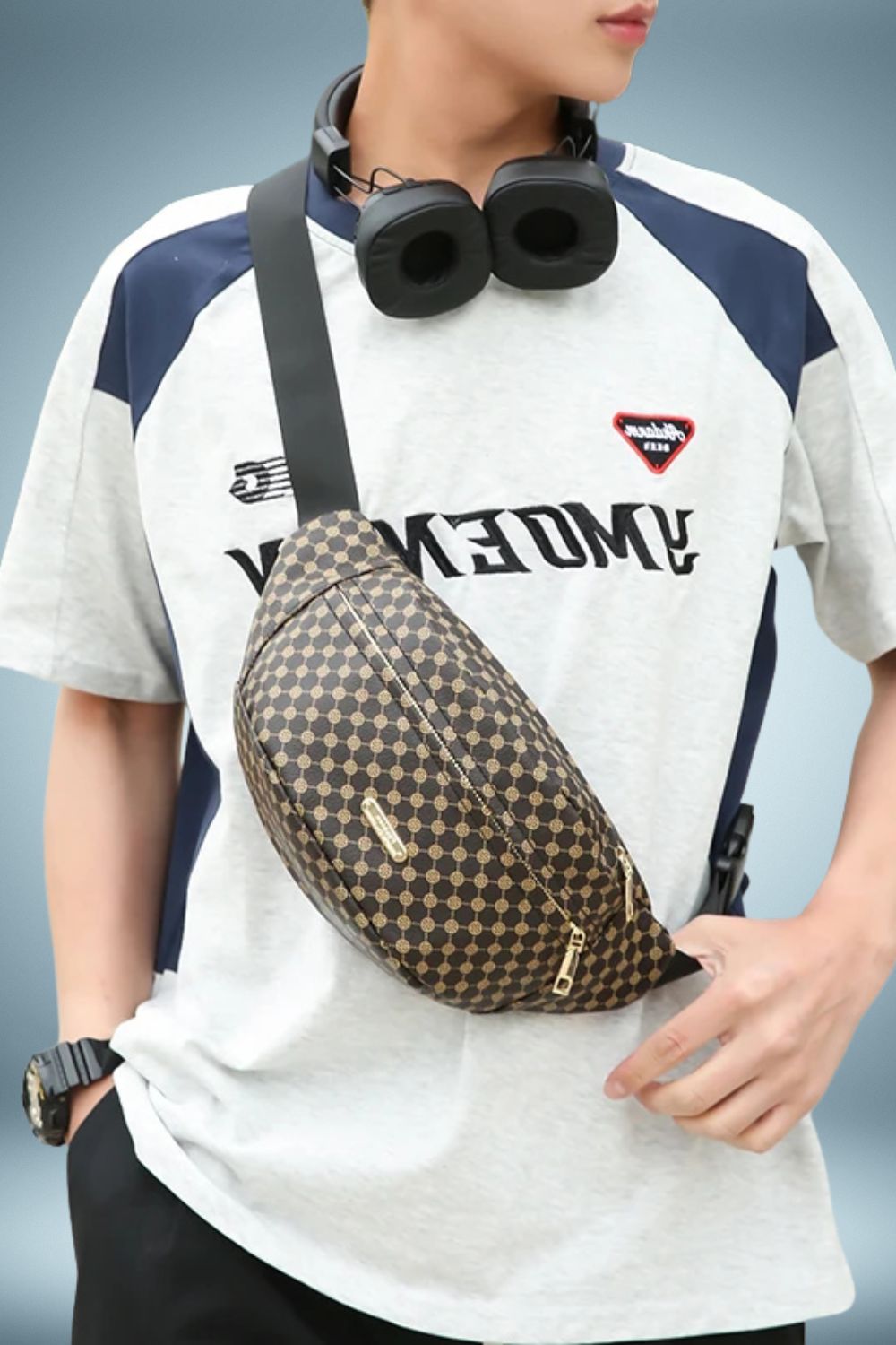 Sac Banane Bandouliere Homme Cuir 3