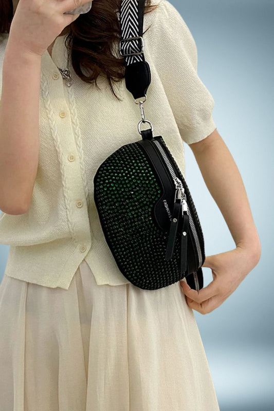 Sac Banane Cuir Paillete 1