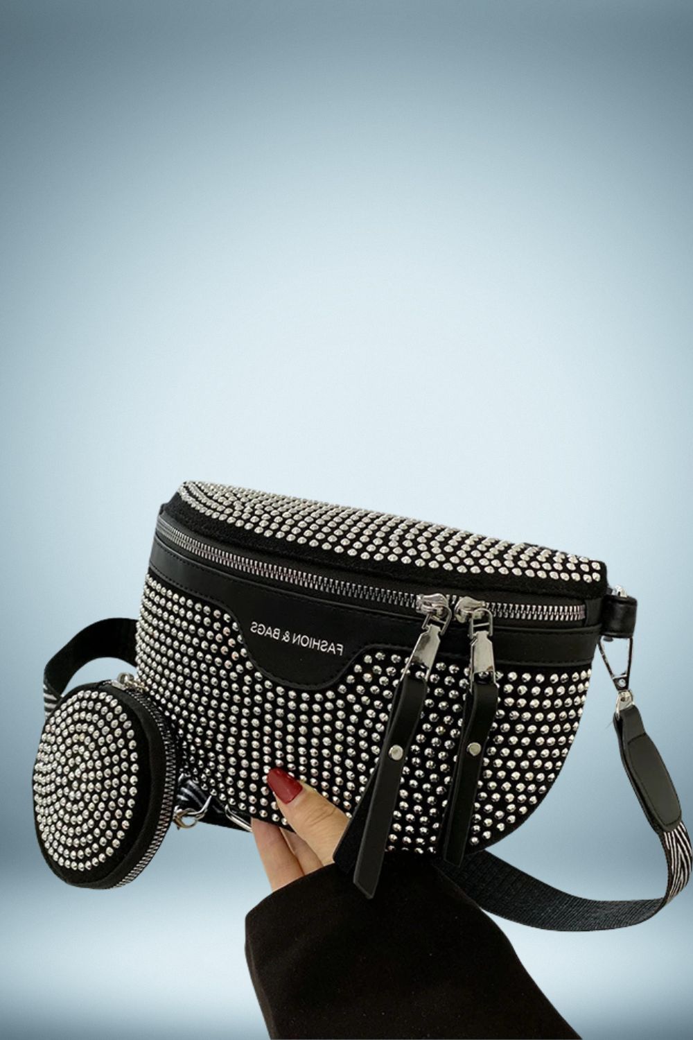 Sac Banane Cuir Paillete 5