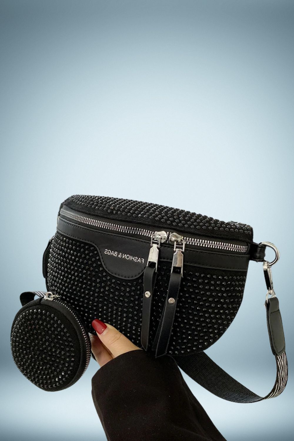 Sac Banane Cuir Paillete 6