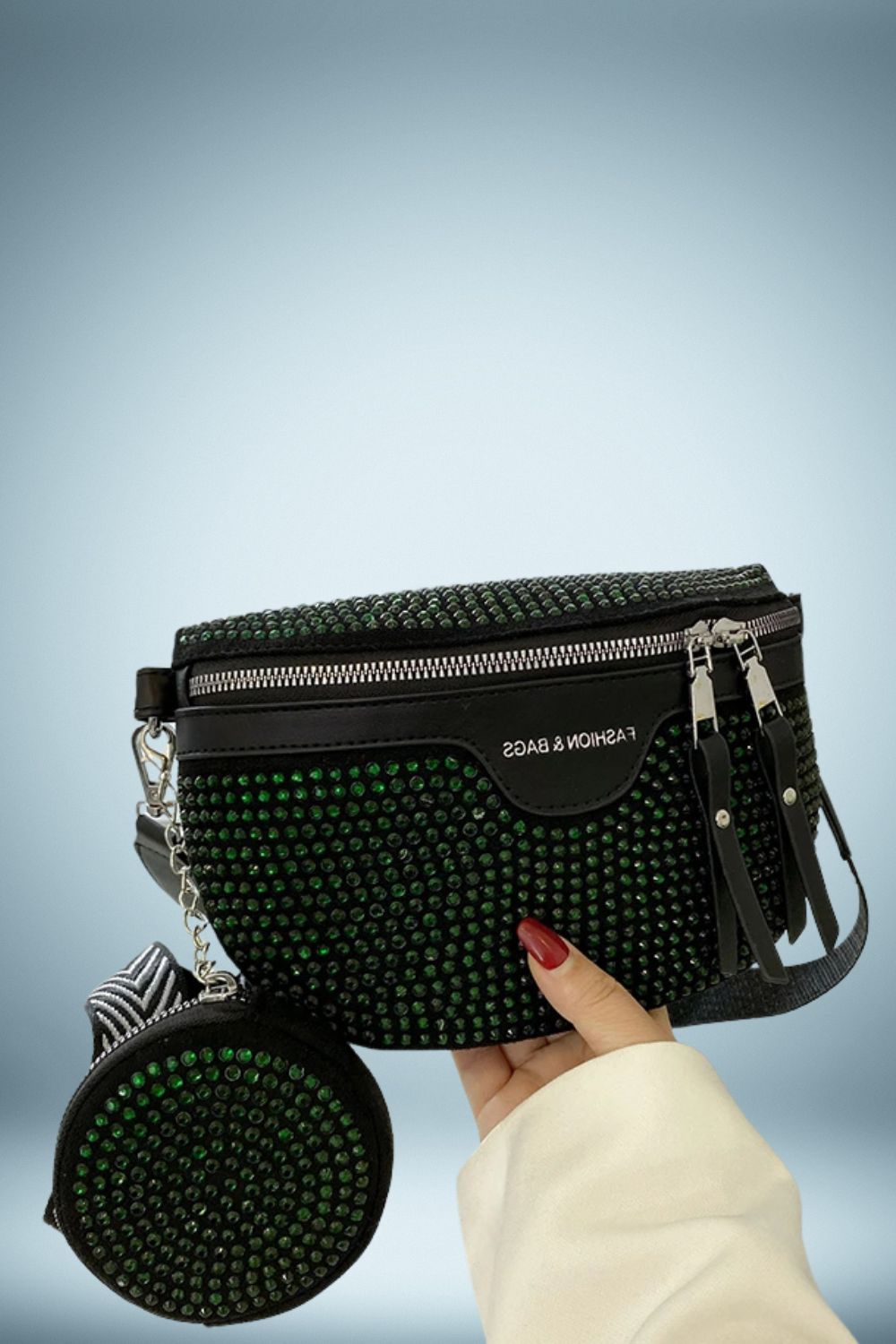 Sac Banane Cuir Paillete 8