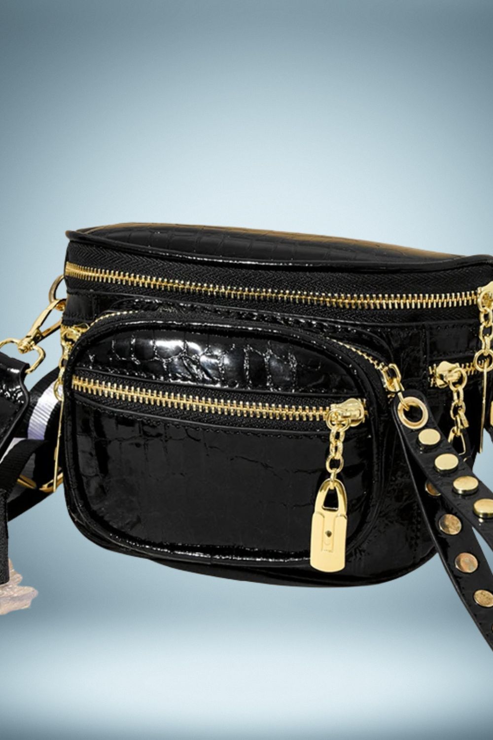 Sac Banane Femme Cuir Irise 5