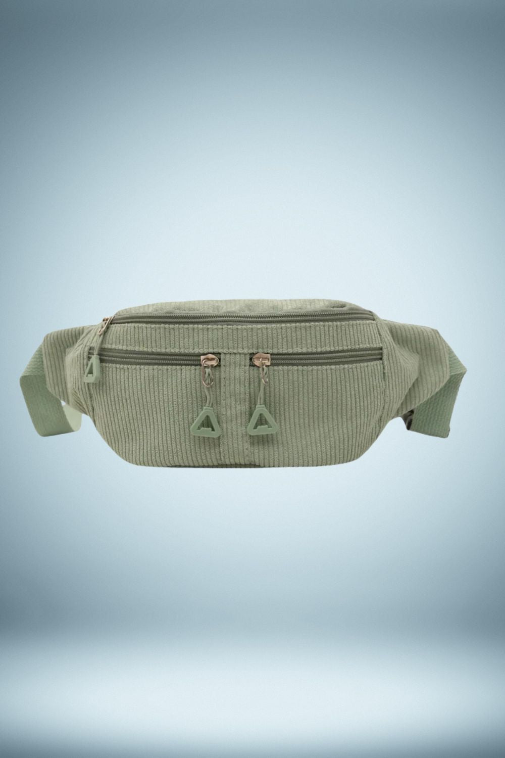 Sac Banane Femme Velours Vert 3