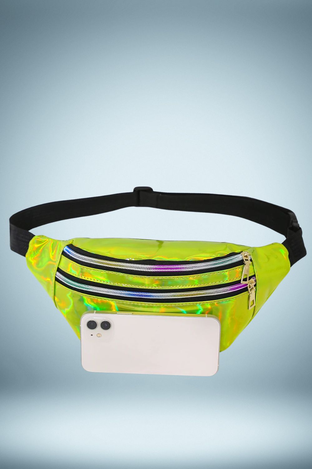 Sac Banane Vert Paillette 5