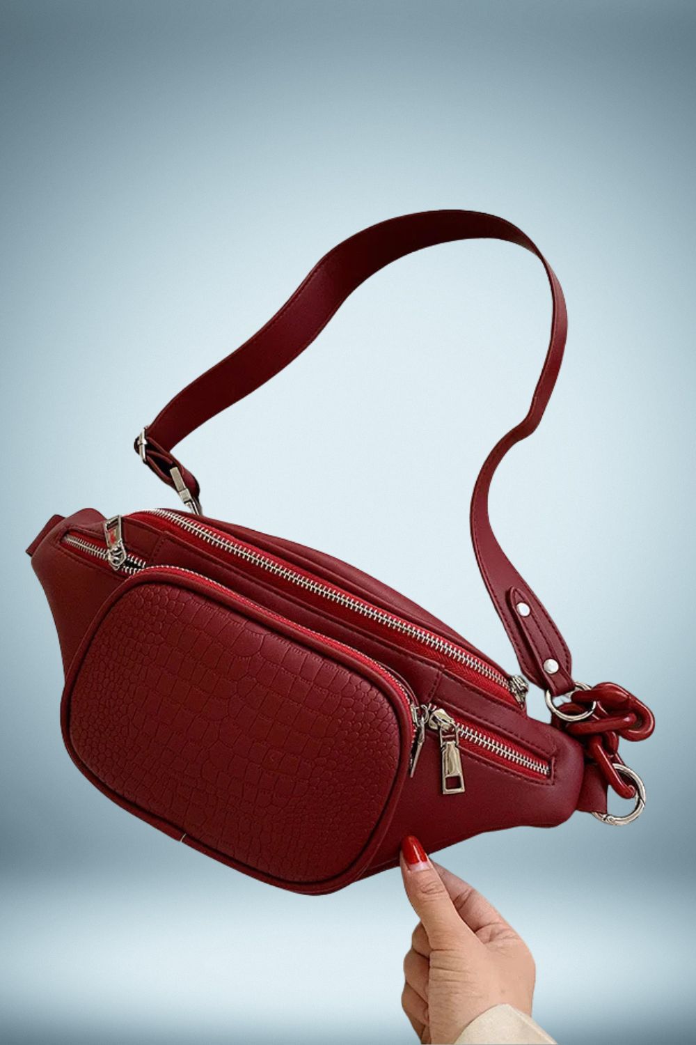 Sac Banane XL Femme Cuir 4