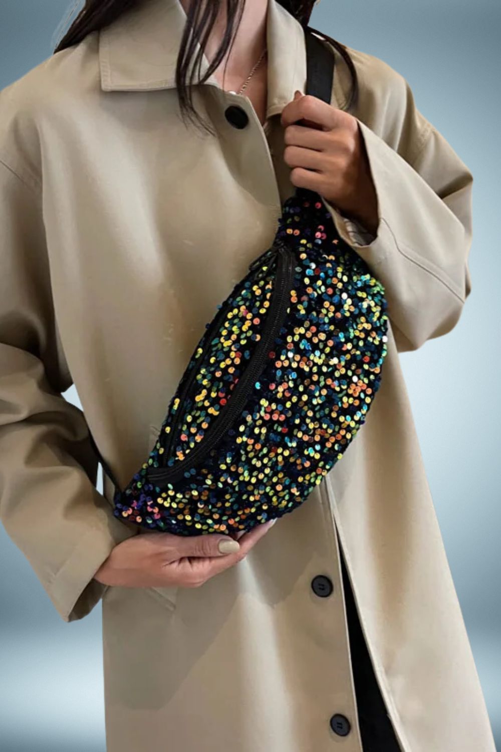 Sac Banane XL Femme Paillette 1