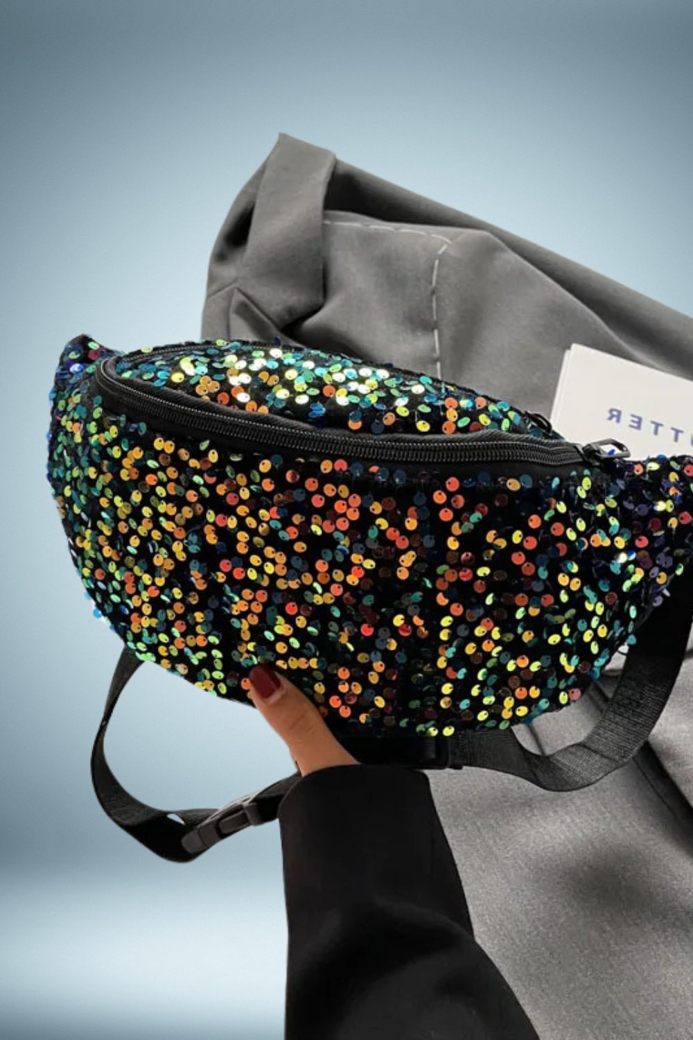 Sac Banane XL Femme Paillette 16
