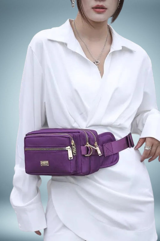 Sac Banane XL Femme Velours 11