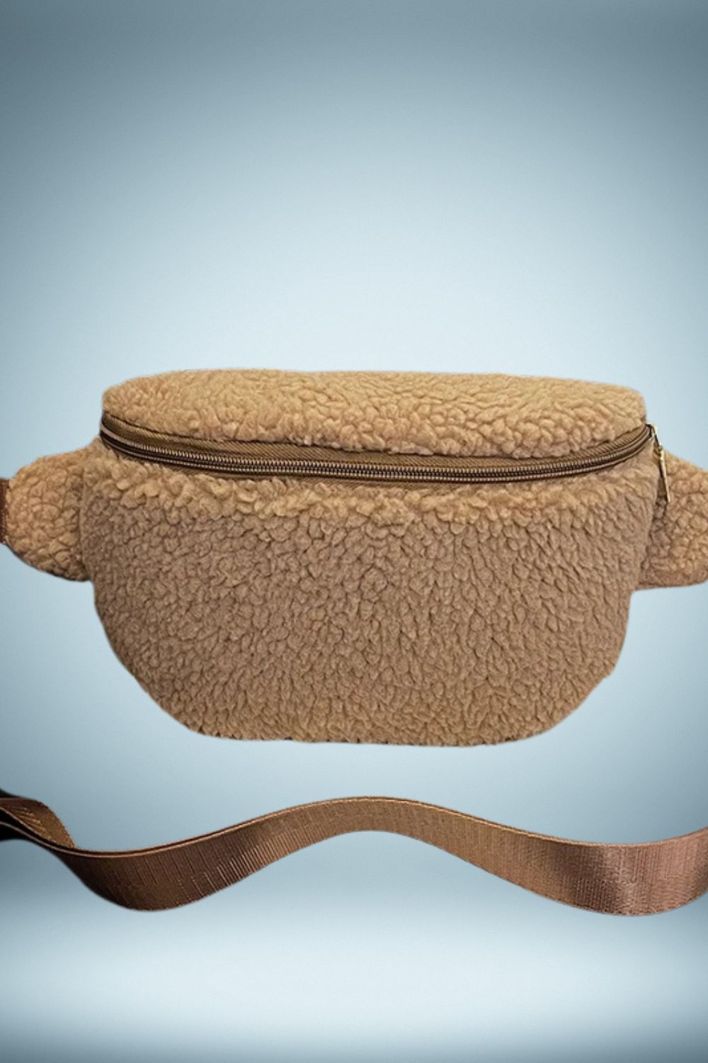 Sac Banane Fourrure Beige 5