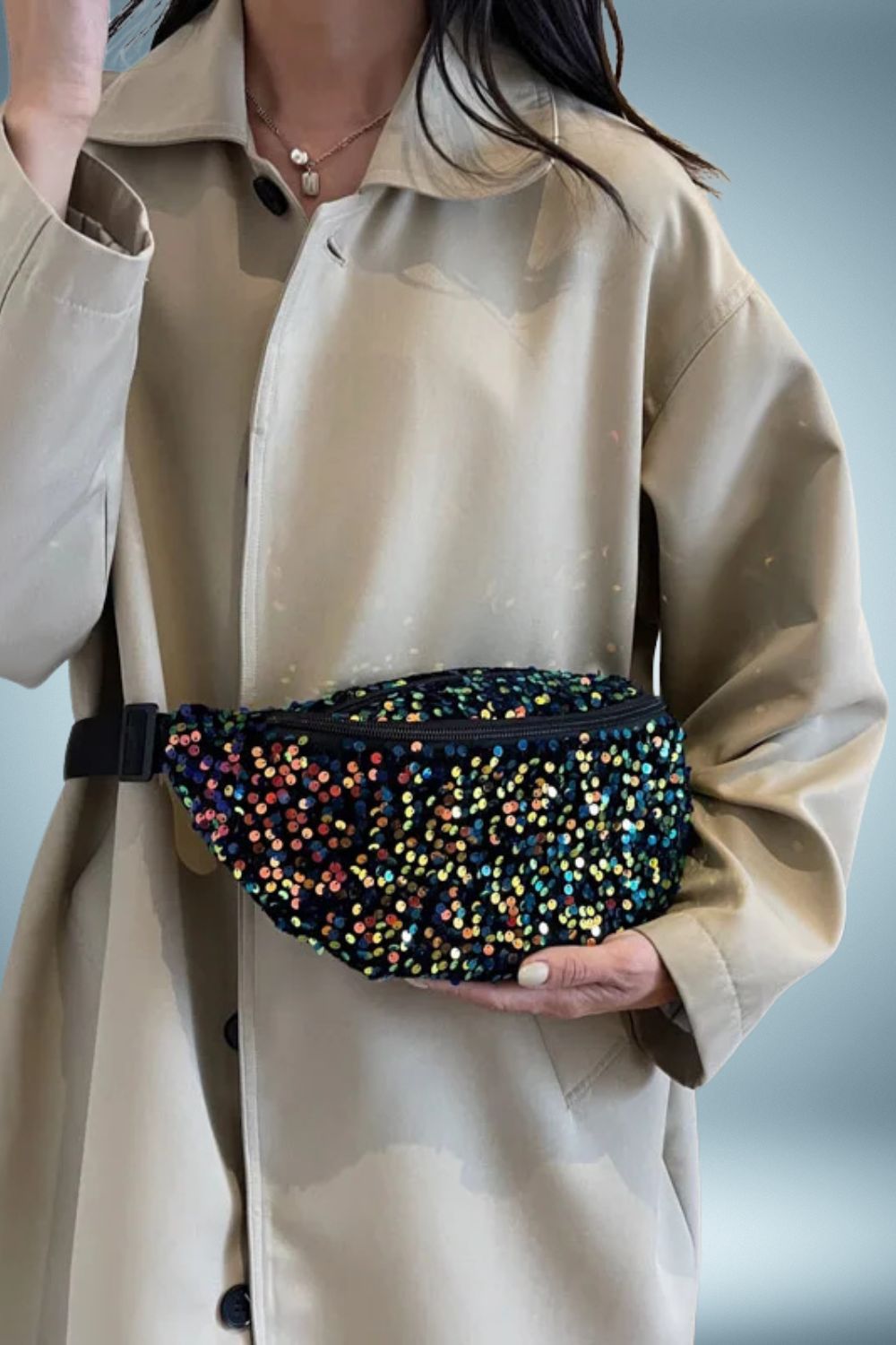Sac Banane XL Femme Paillette 6