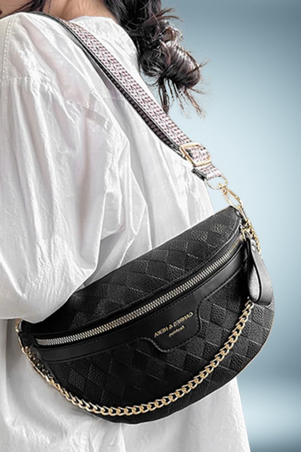 Sac a Main Banane Noir 2