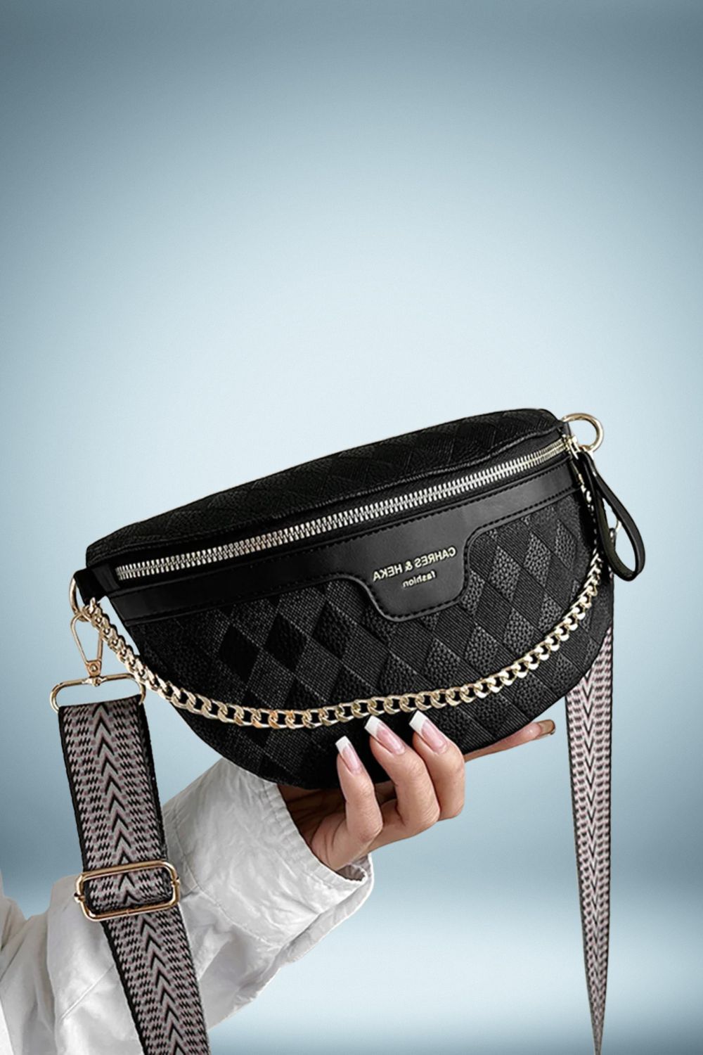 Sac a Main Banane Noir 3