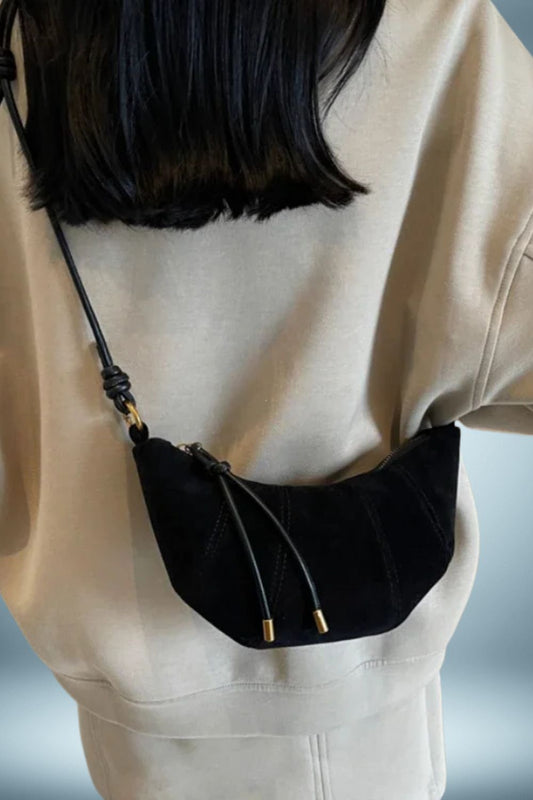 Sac a Main Banane Velours 1