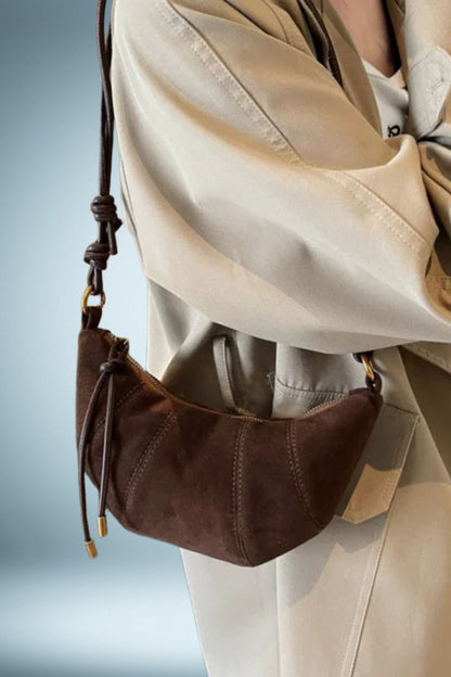 Sac a Main Banane Velours 3