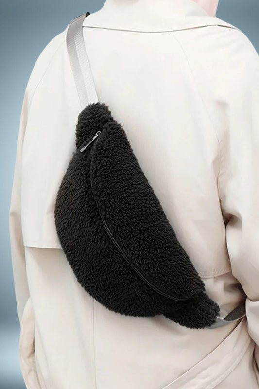Sac Banane Femme Moumoute Noir
