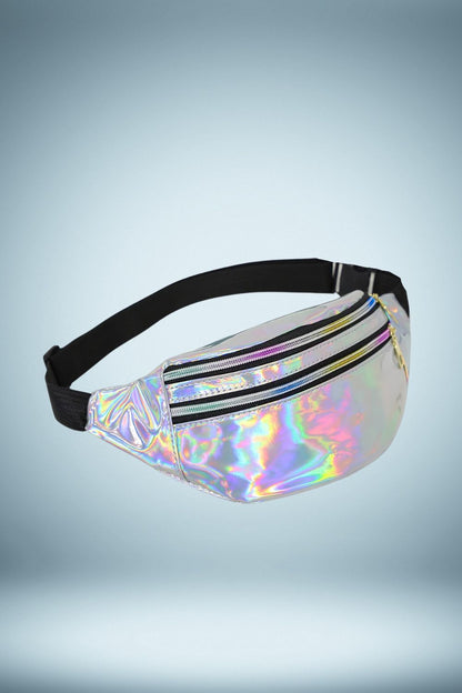 Sac Banane Femme Noir Brillant