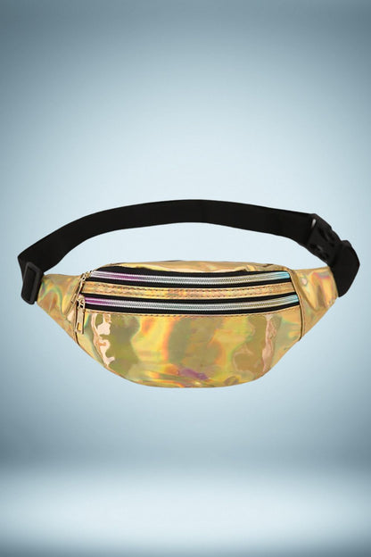 Sac Banane Femme Noir Brillant