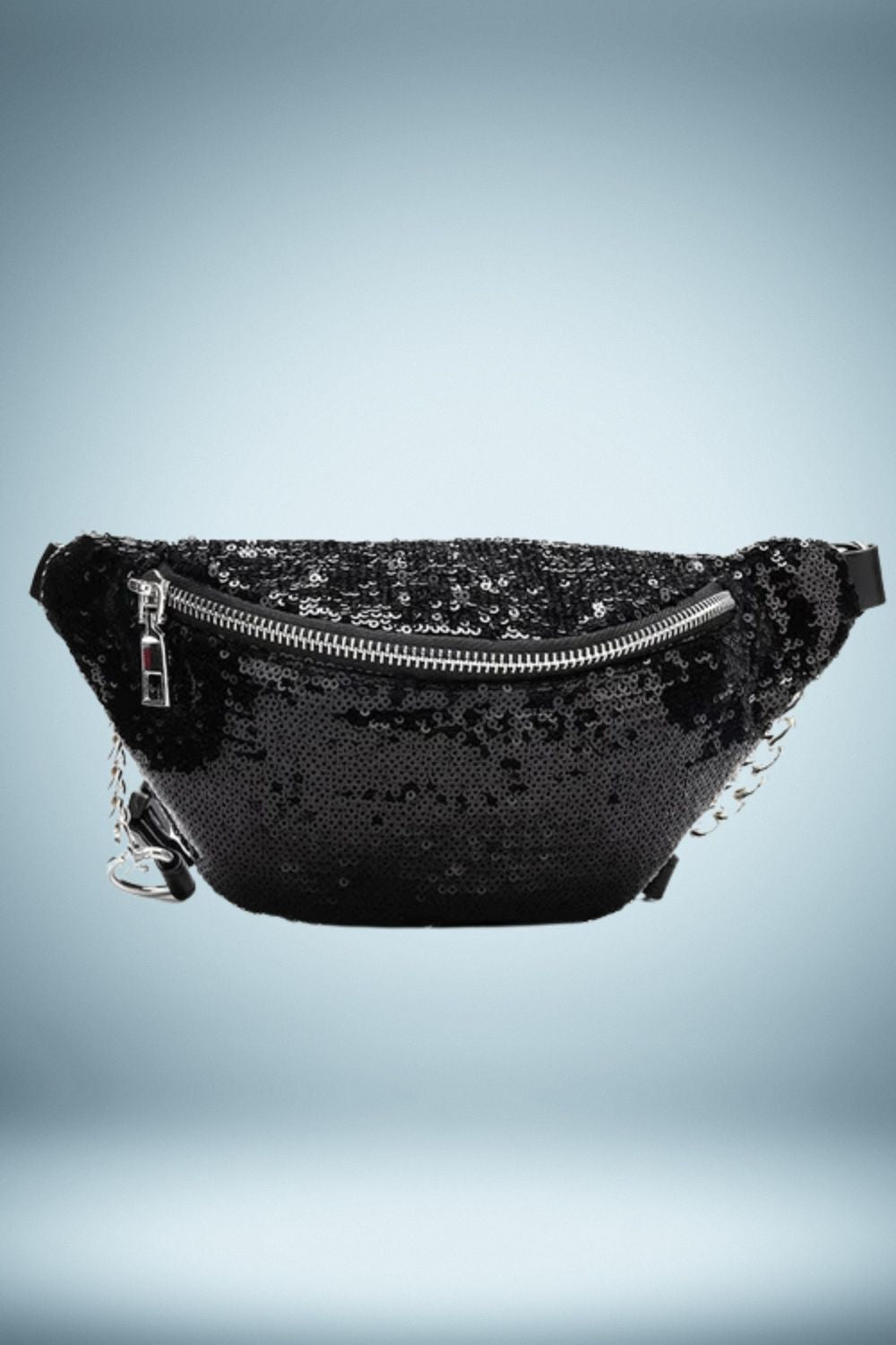 Sac Banane Femme Noir Paillette