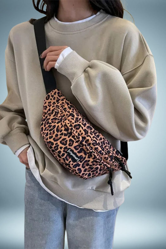 Sac Banane Imprime Leopard