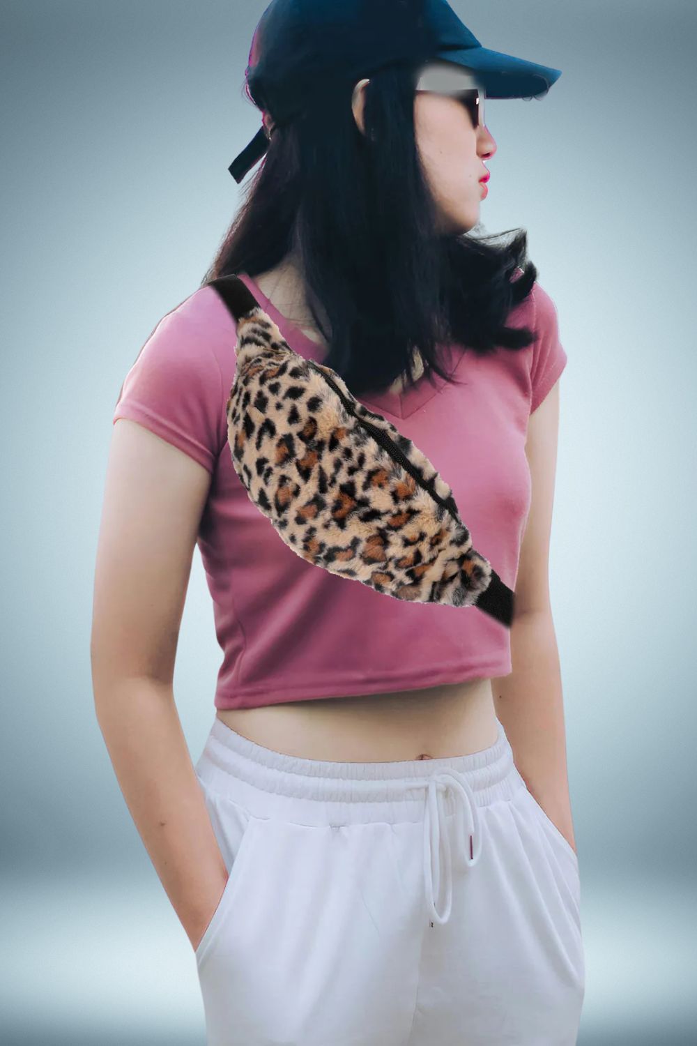 Sac Banane Moumoute Leopard